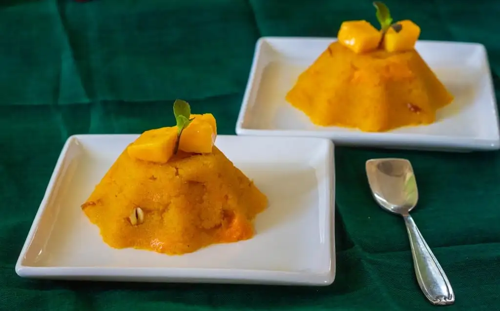 Mango sheera recipe in marathi 