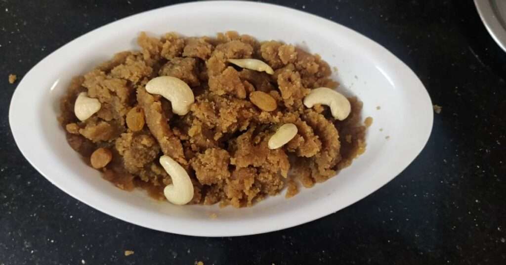 Kankecha sheera recipe in marathi with jaggery 